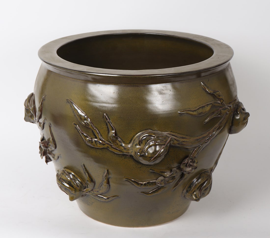 Chinese Ceramic Planter (1 of 2)