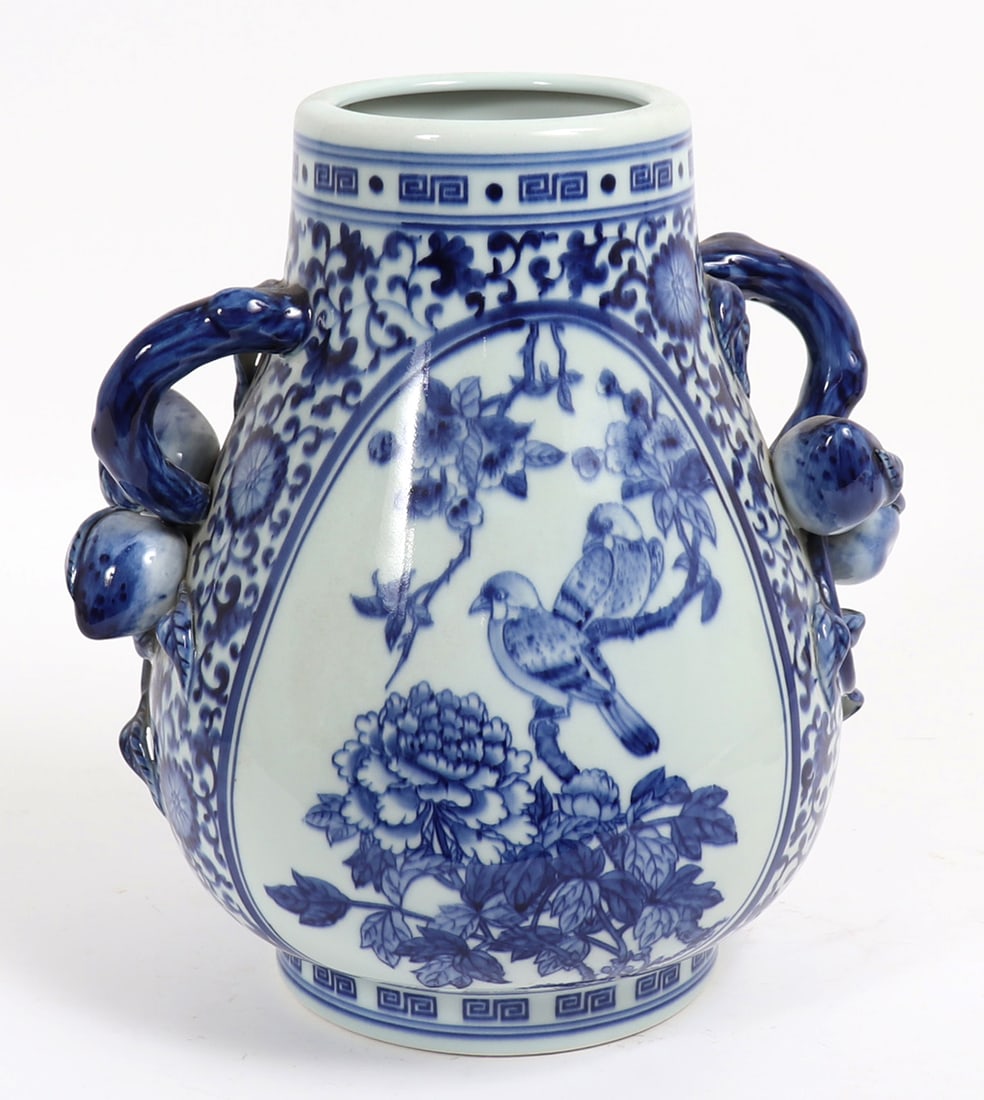 Blue & White Chinese Porcelain Vase (1 of 6)