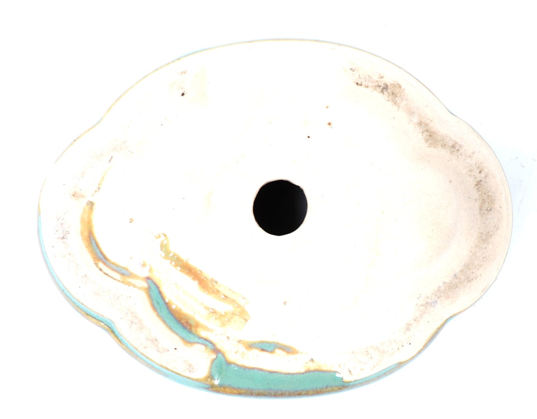 Turquoise Glazed Porcelain Pot - 6