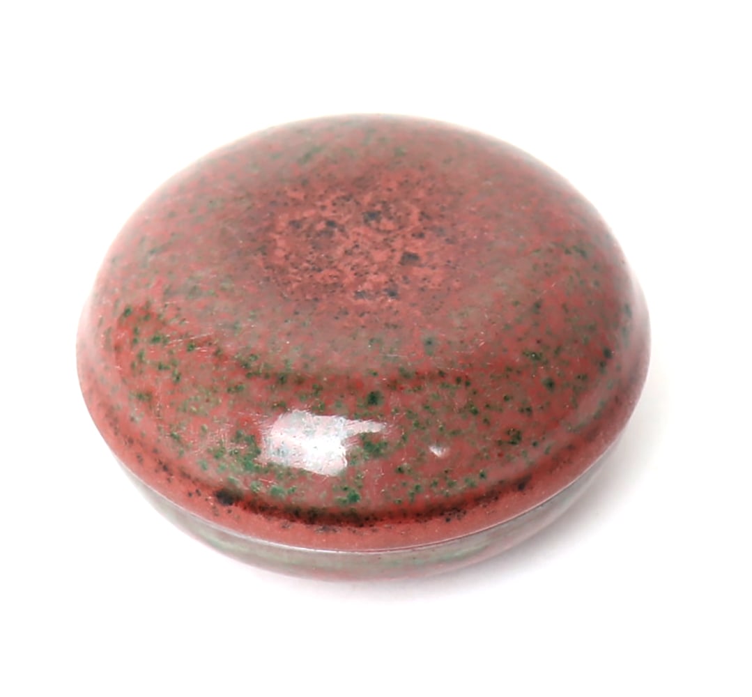 Chinese Porcelain Red Glazed Paste Box - 4