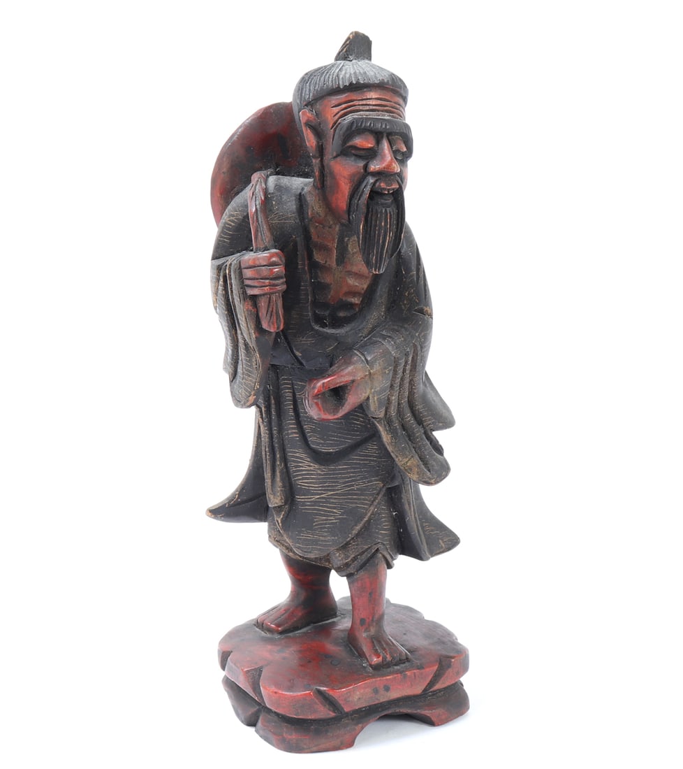 Chinese Cast Statue of a Fisherman (1 of 14)
