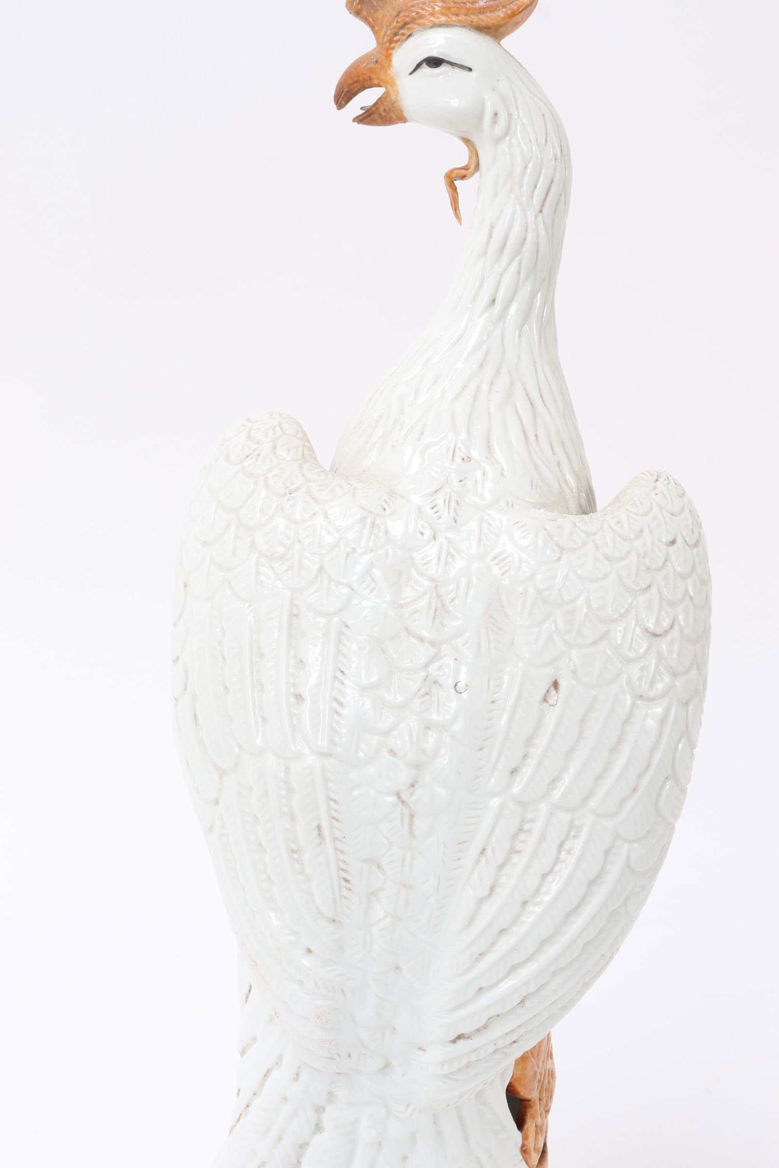 Chinese Porcelain Pheonix Statue - 9