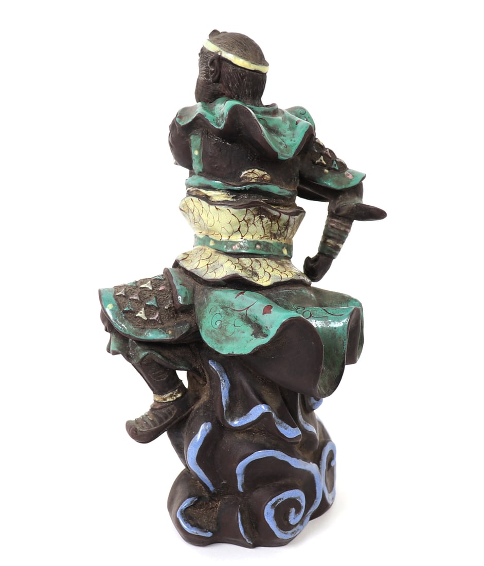 Chinese Porcelain Dancing Monkey Statue - 5