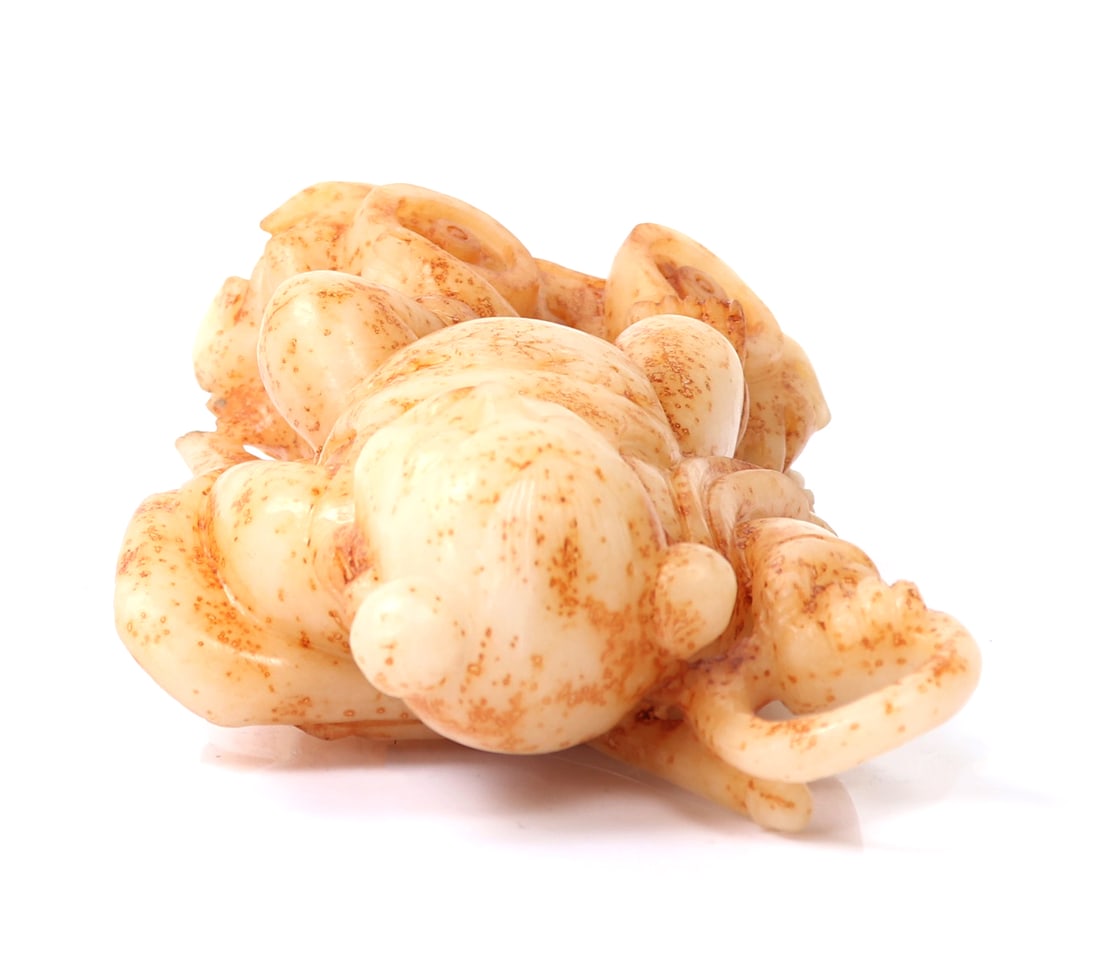 Chinese White Stone Standing Figure - 6