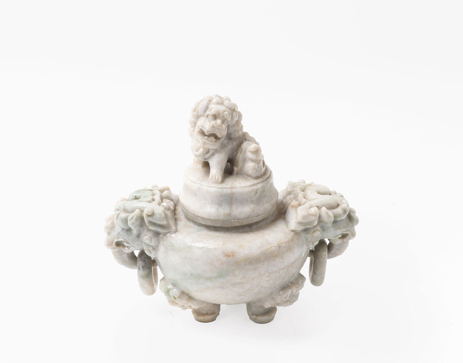 Carved Chinese Jade Foo Dog Censor - 3