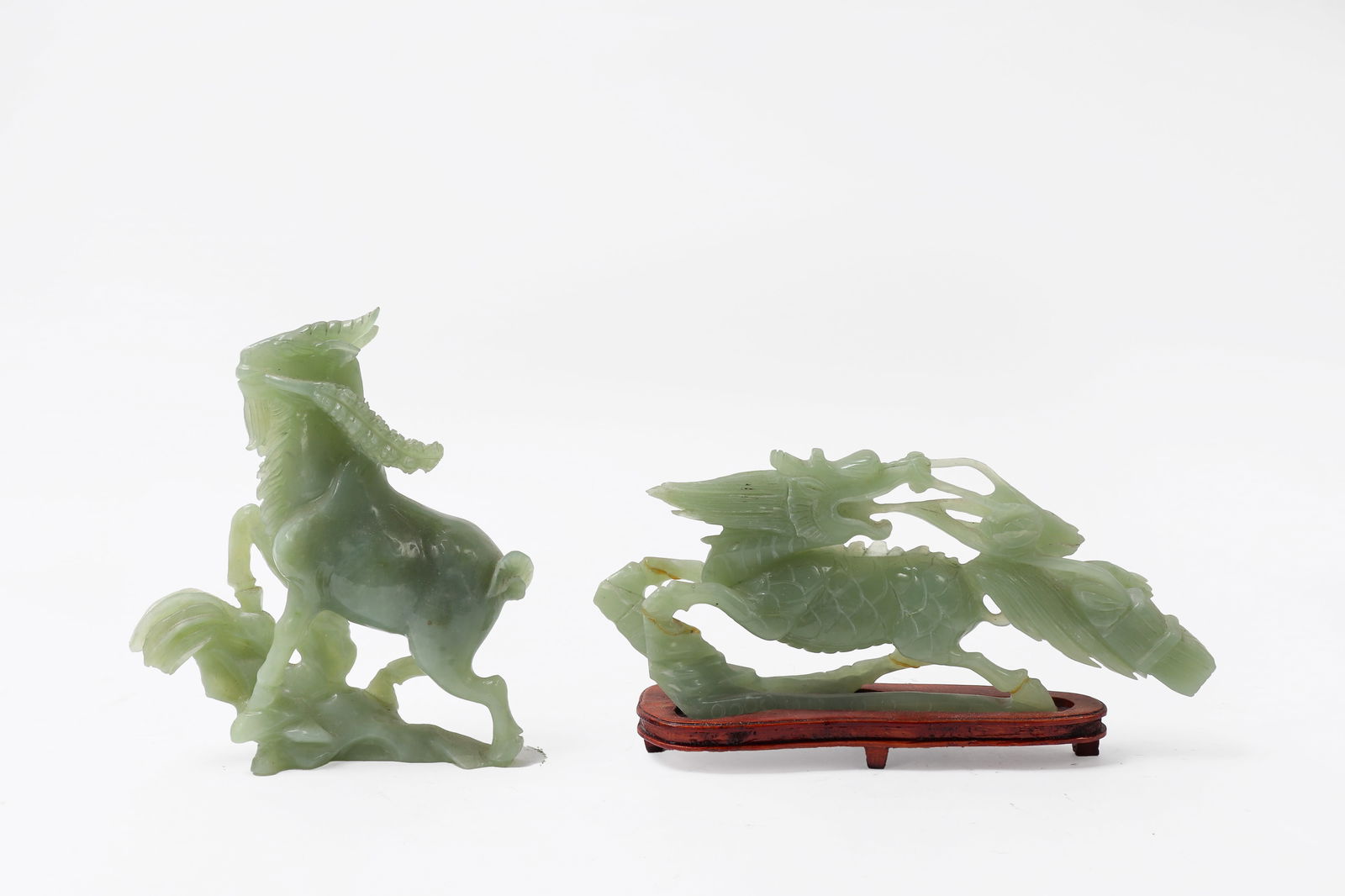 Pair of Jade Sculptures (1 of 4)
