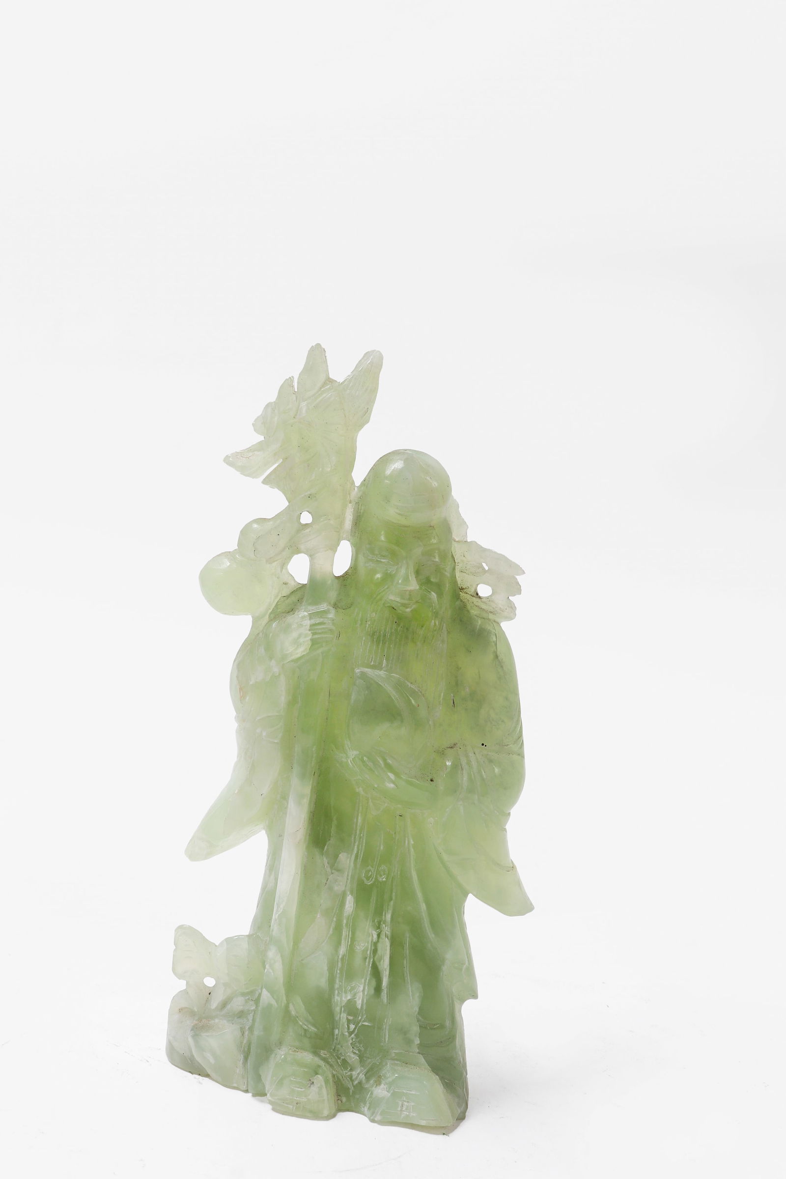 Chinese Boddhisattva Hardstone figures - 5