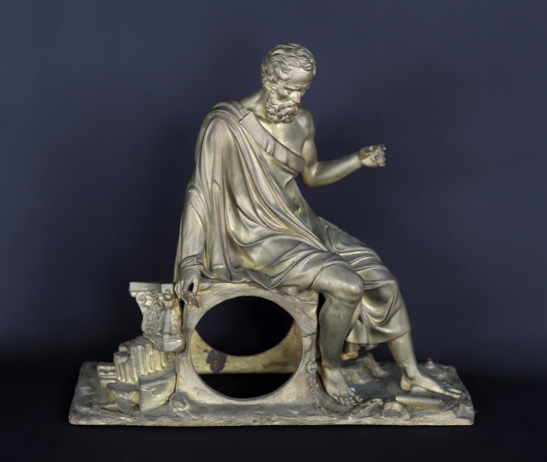 Gilt Bronze Figural Clock Case figure (1 of 19)