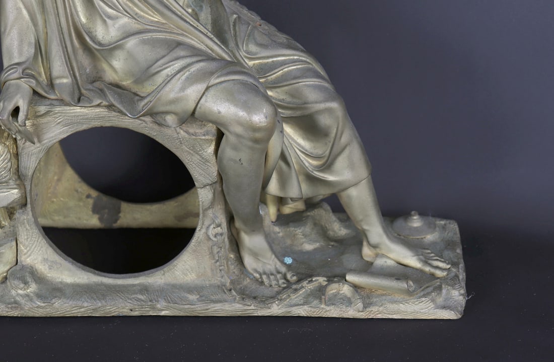 Gilt Bronze Figural Clock Case figure - 4