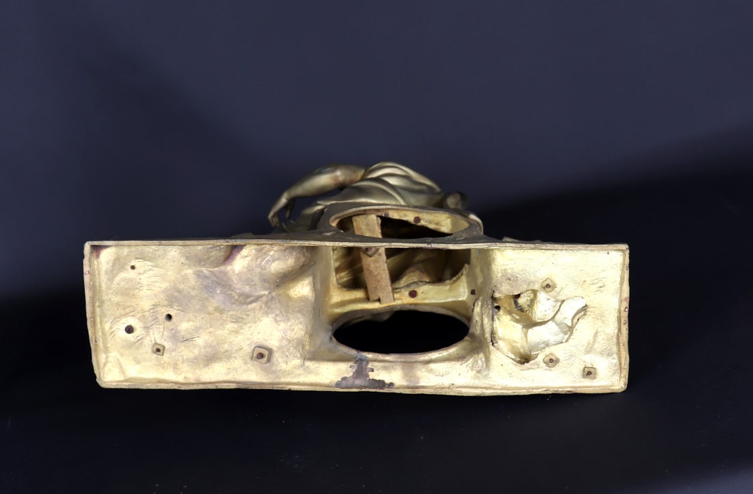 Gilt Bronze Figural Clock Case figure - 8