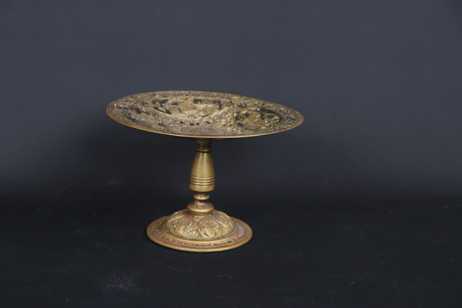 Brass Pierced Poseidon Tazza - 6