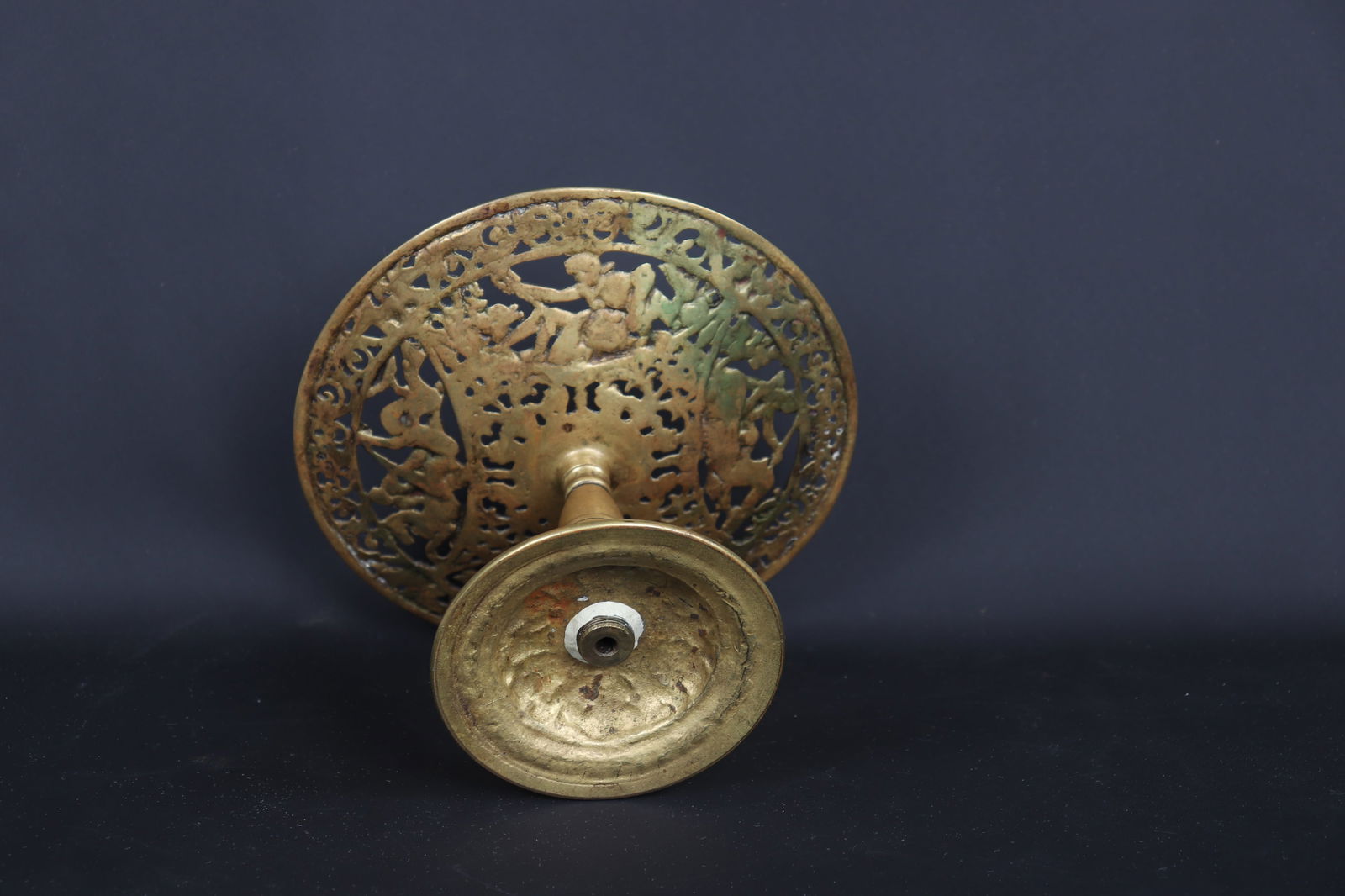 Brass Pierced Poseidon Tazza - 9