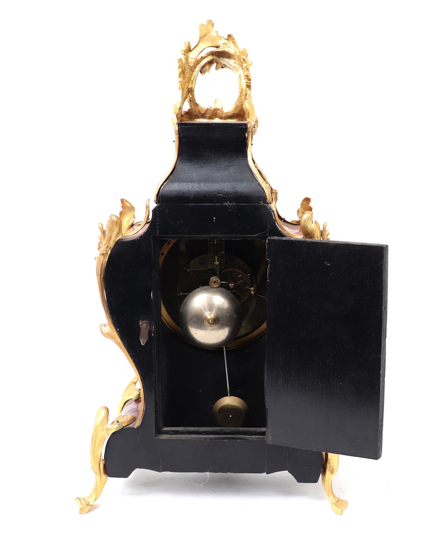 French Rococo Style Clock & Candelabra Set, 19th c. - 6