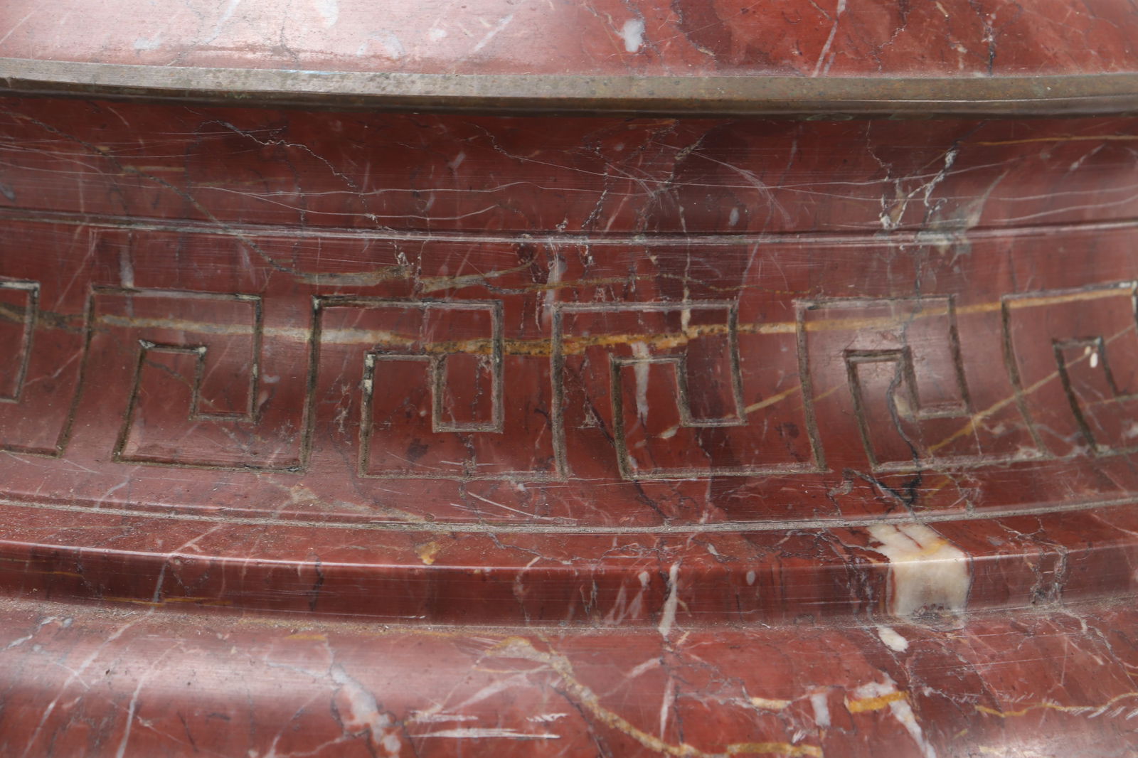 Gorgeous Large Tuscan Red Marble Basin - 10