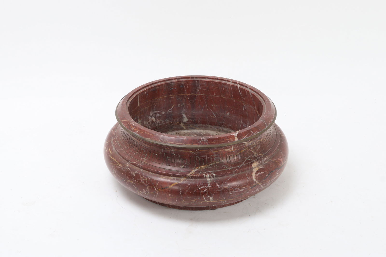 Gorgeous Large Tuscan Red Marble Basin - 13