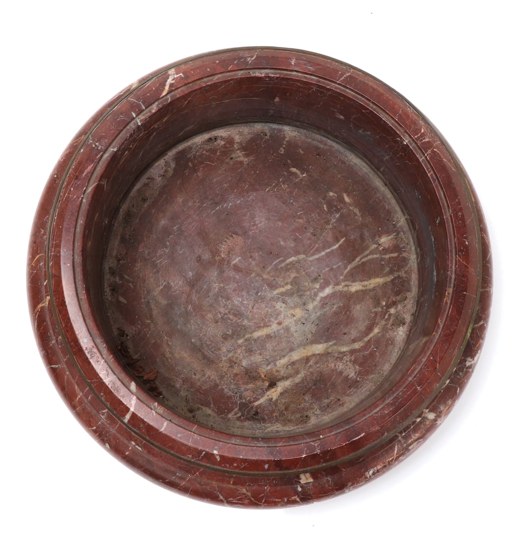 Gorgeous Large Tuscan Red Marble Basin - 5