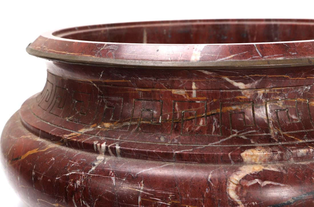 Gorgeous Large Tuscan Red Marble Basin - 7