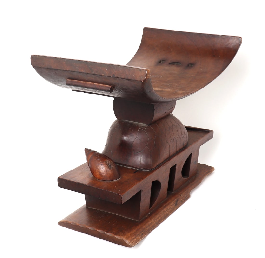 Ashanti Proverbs Stool, West Africa - 4