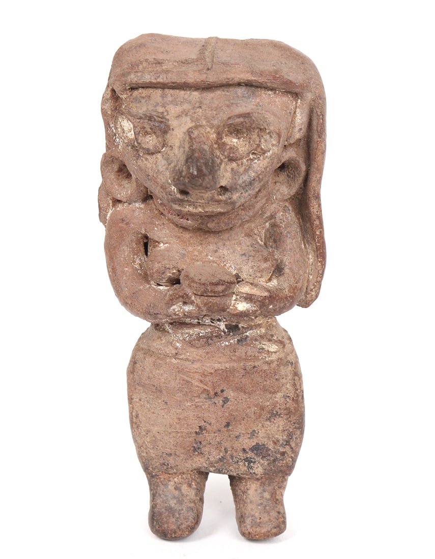 Standing Female Figure w/Headdress & Offering, Michoacan 500 BCE-200 CE (1 of 5)