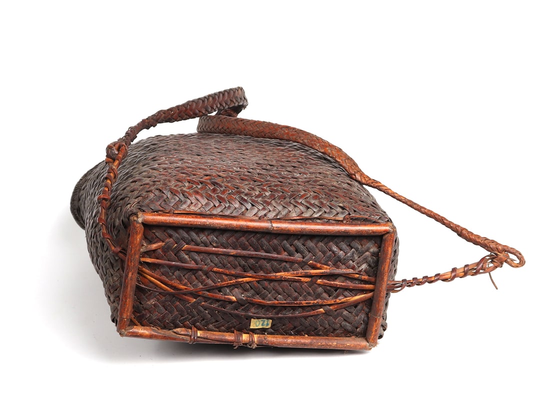 Large Philippines Bamboo and Rattan Backpack - 5