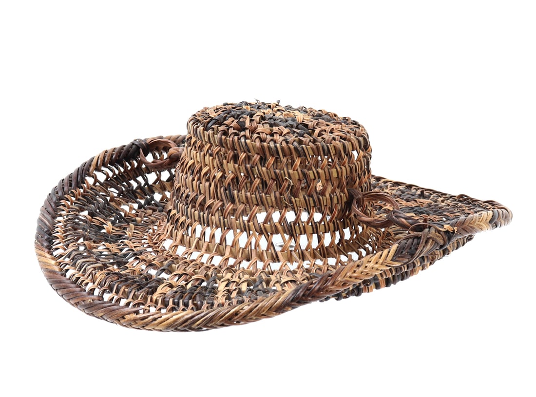 Nicely Woven Filipino Rattan Sunhat (1 of 6)