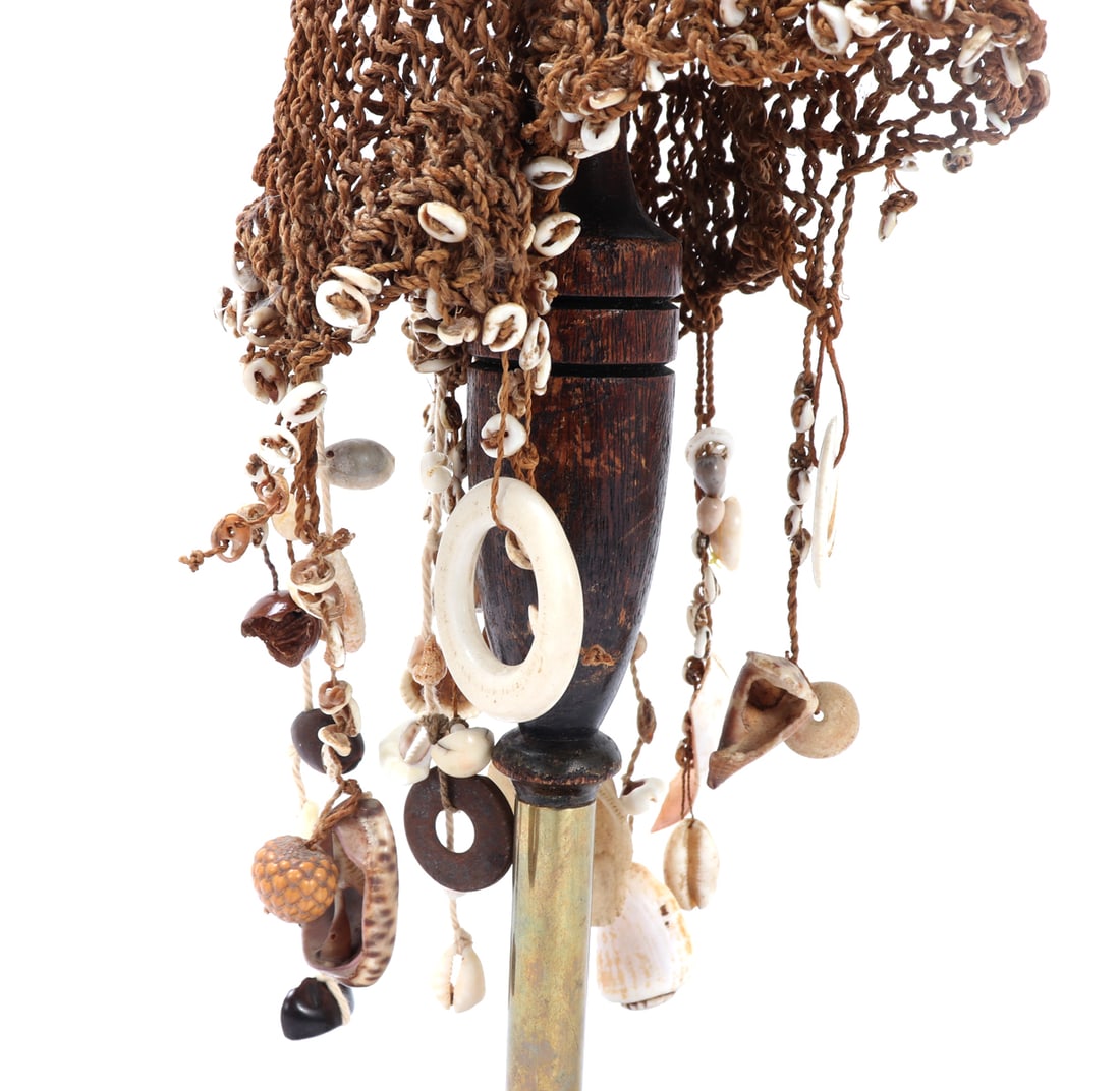 Womans Rattan & Shell Wedding Veil - 4