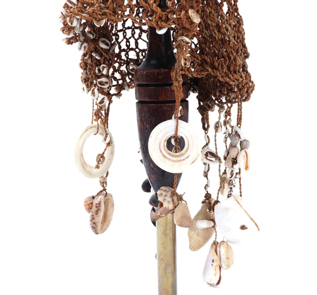 Womans Rattan & Shell Wedding Veil - 5