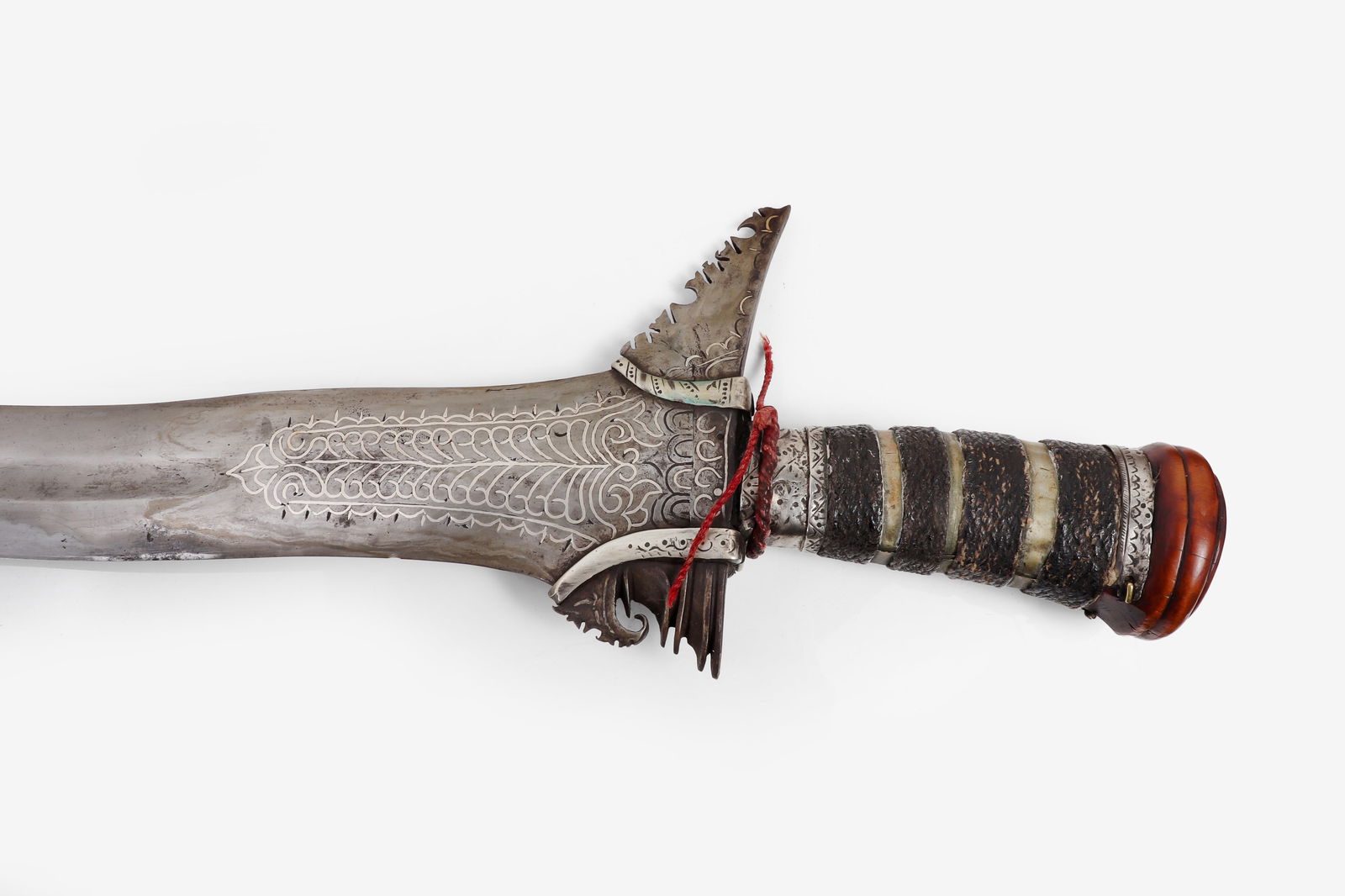 Fine Silver Moro Kris Sword, 19th - 20th C. - 2