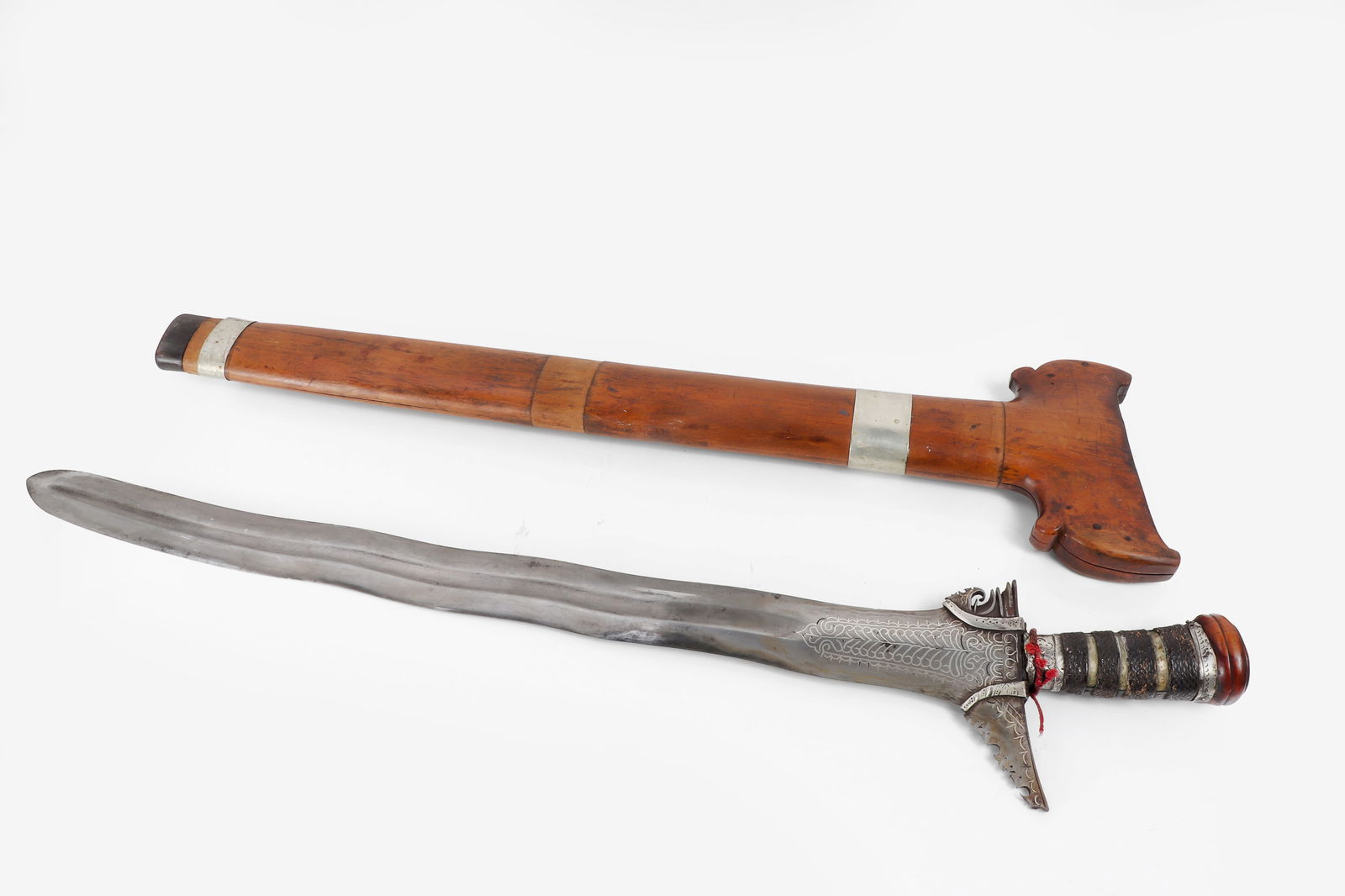 Fine Silver Moro Kris Sword, 19th - 20th C. - 3