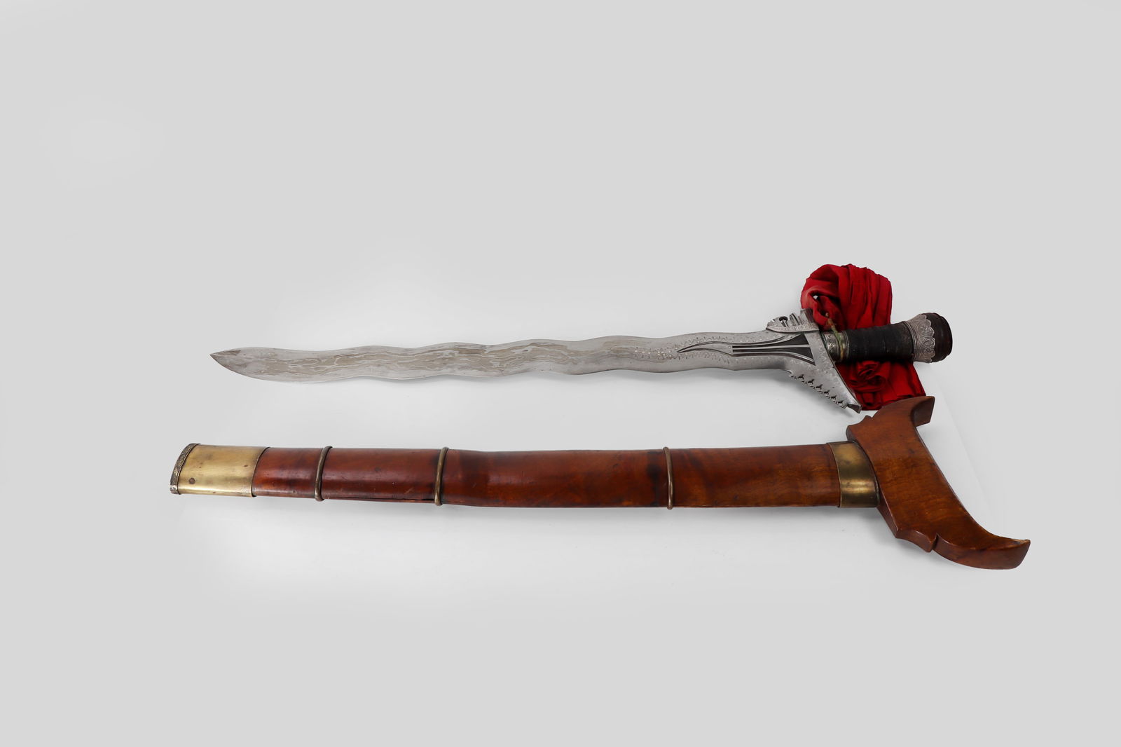 Superb Massive Moro Kris w/ Silver Inlay - 3