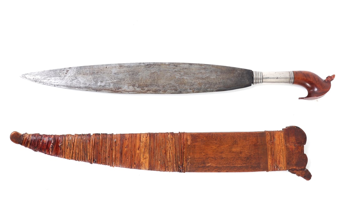 Moro Barong Sword with Scabbard - 2