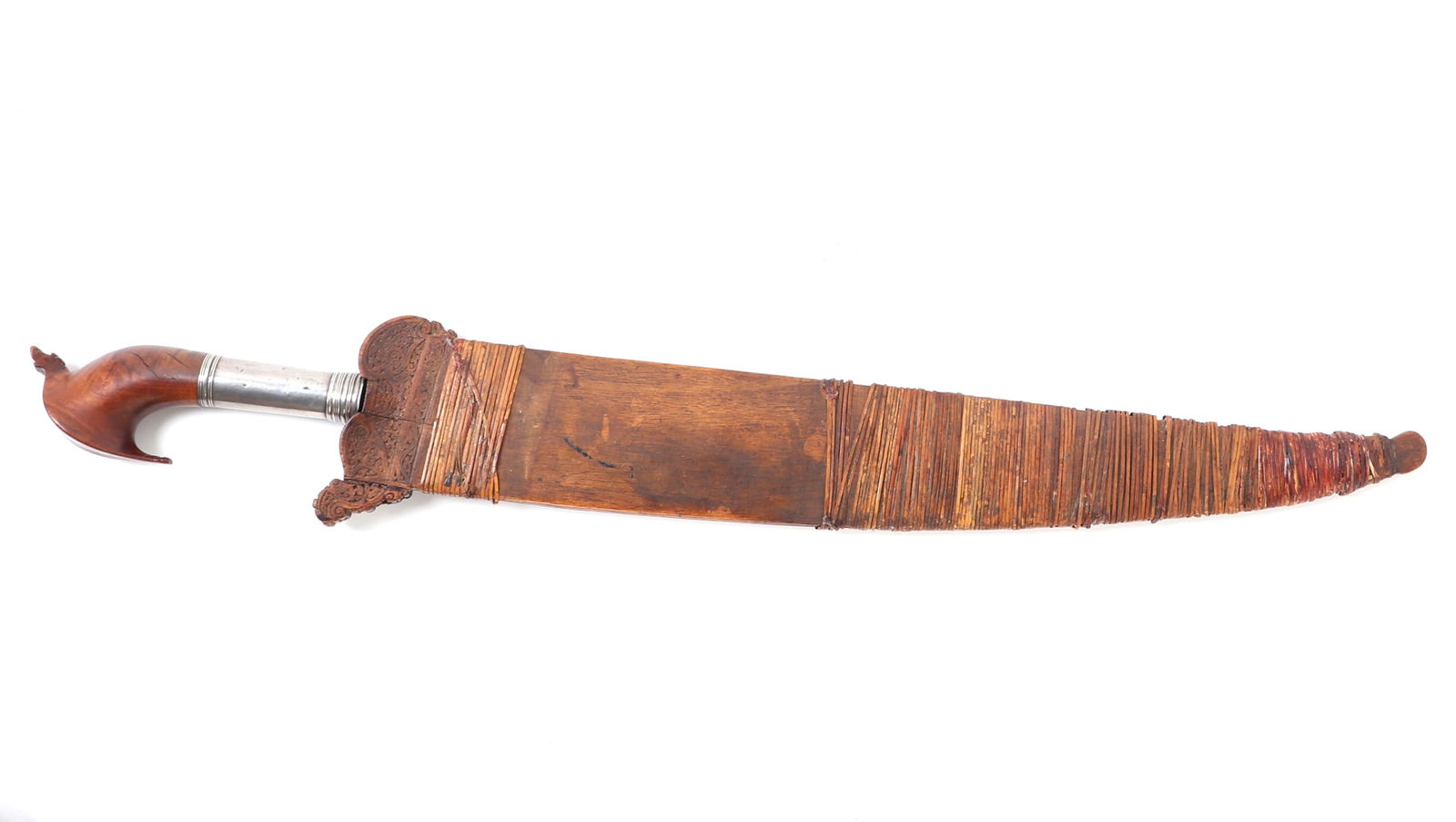 Moro Barong Sword with Scabbard - 8