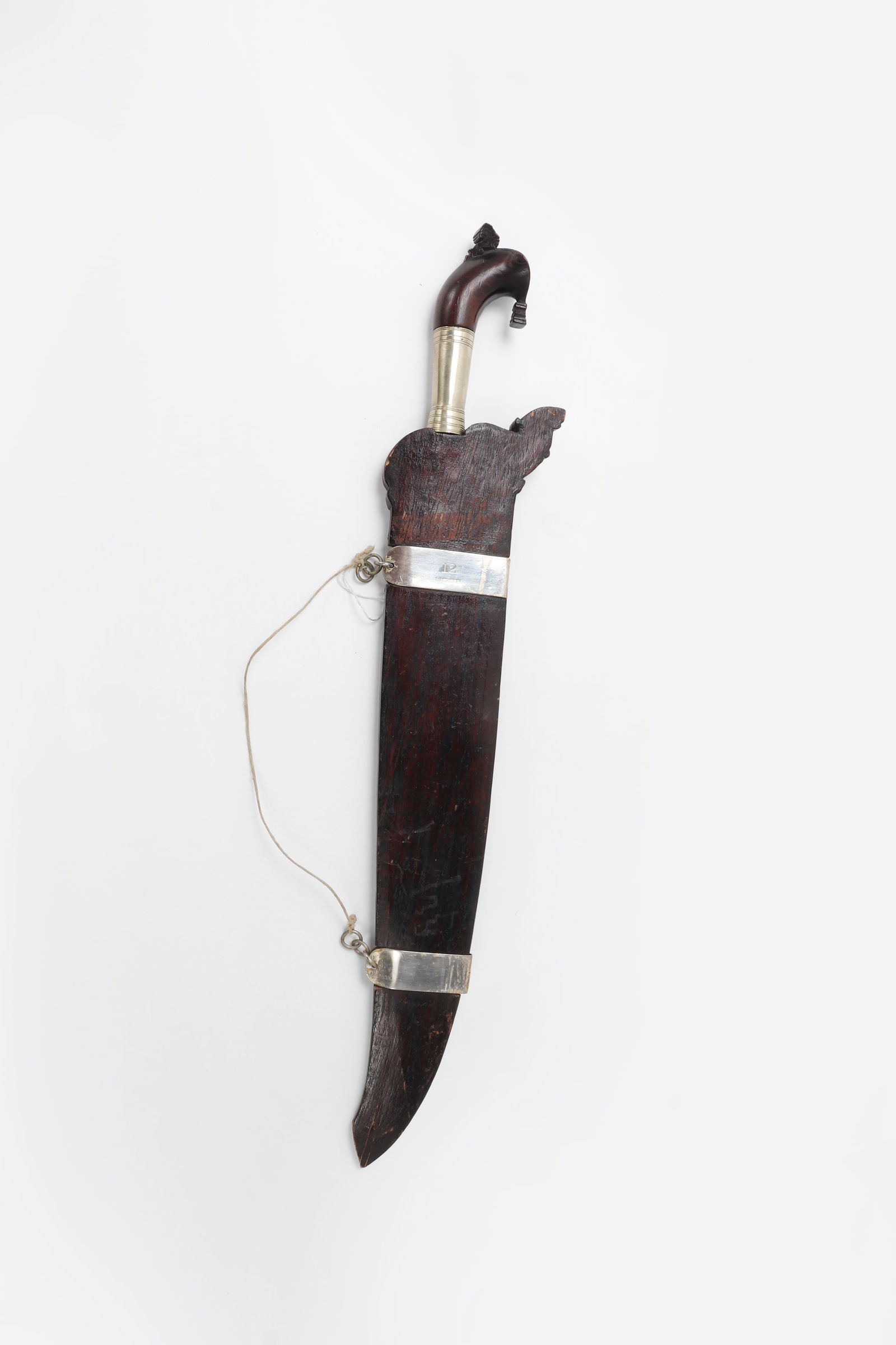 Silver Mounted Moro Barong, USSB - 5