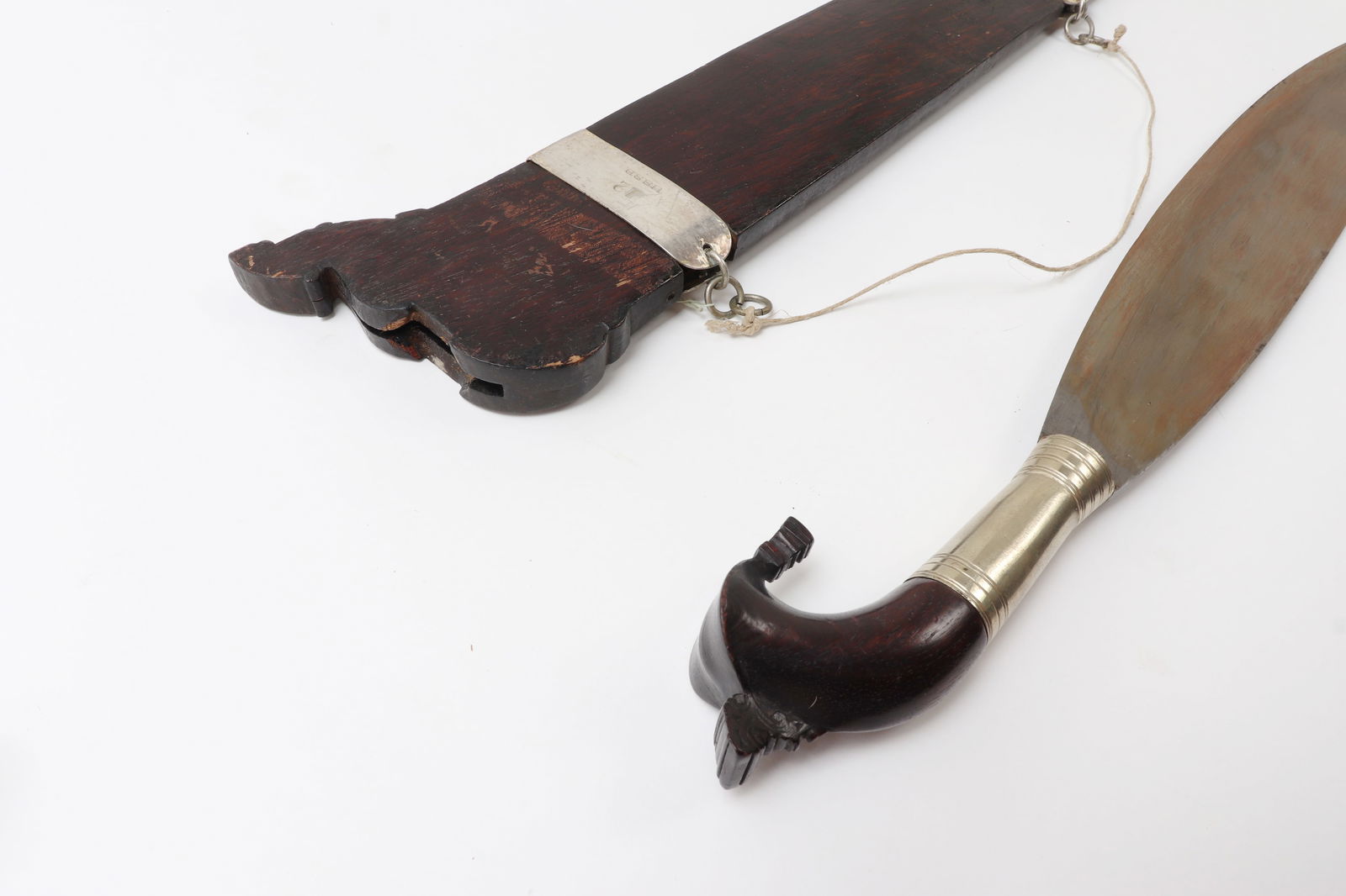 Silver Mounted Moro Barong, USSB - 3