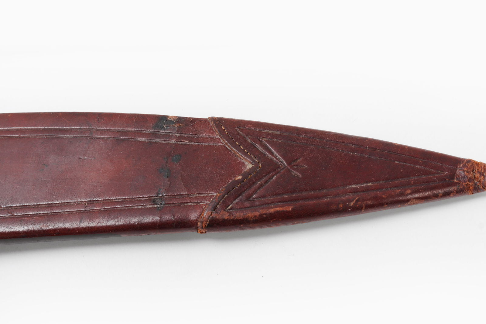 Early Philippines Bolo Sword & Scabbard - 4