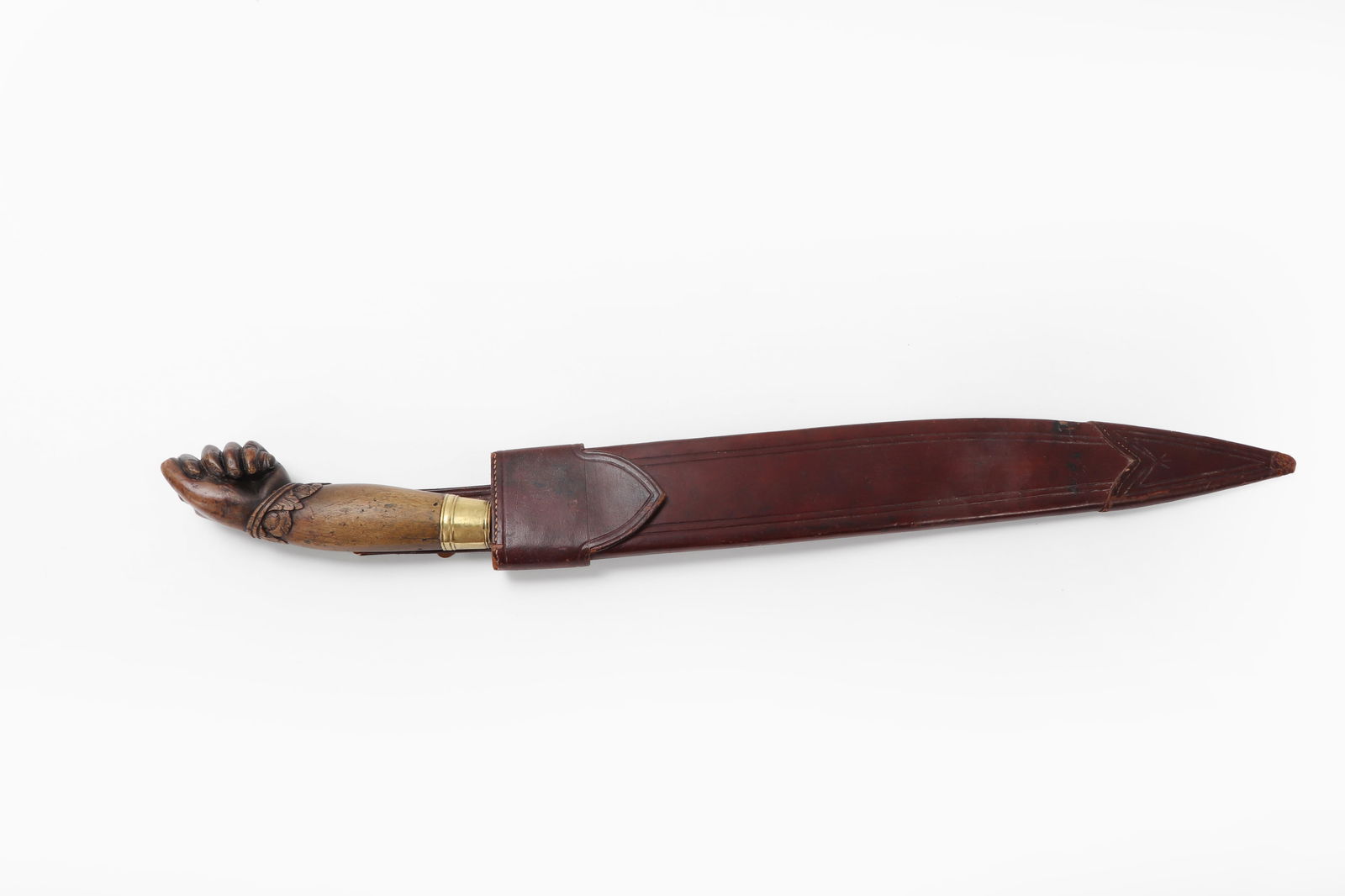 Early Philippines Bolo Sword & Scabbard - 5