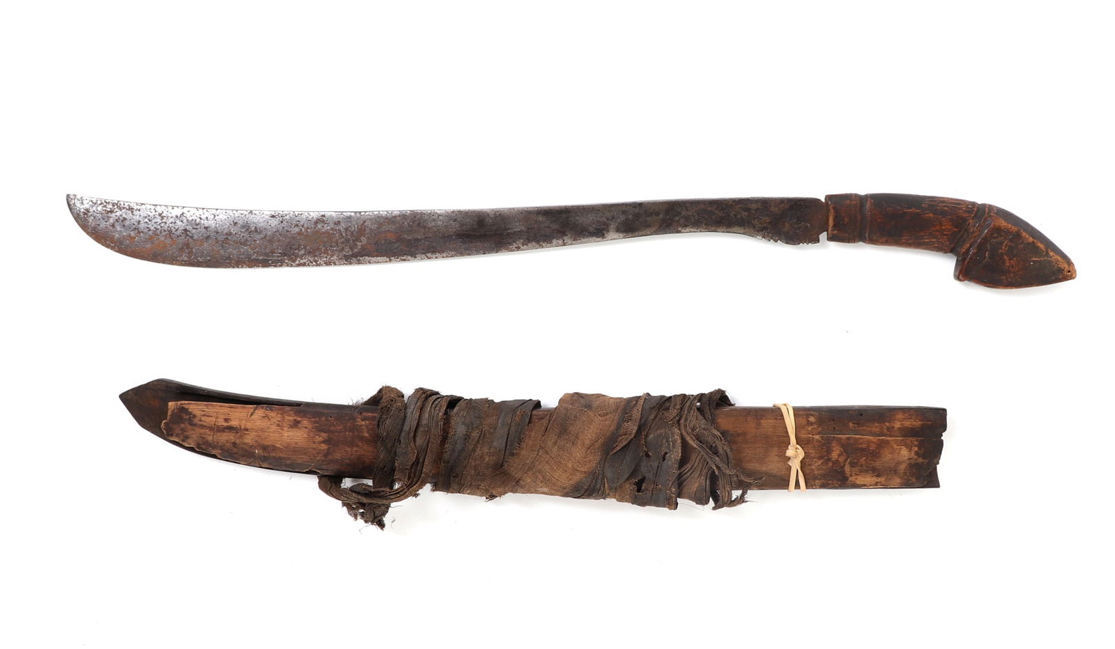 19th C. Philippines Bicol Minasbad Sword - 2