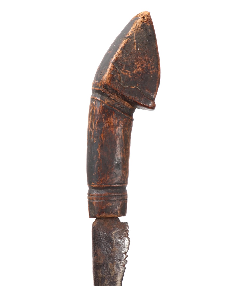 19th C. Philippines Bicol Minasbad Sword - 3