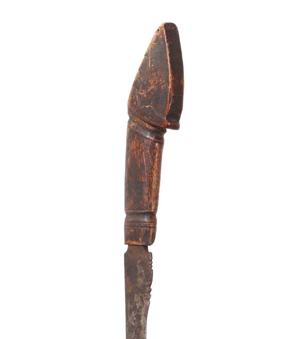 19th C. Philippines Bicol Minasbad Sword - 5