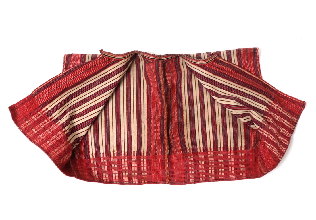 19th C. Philippines North Textile Vest - 2