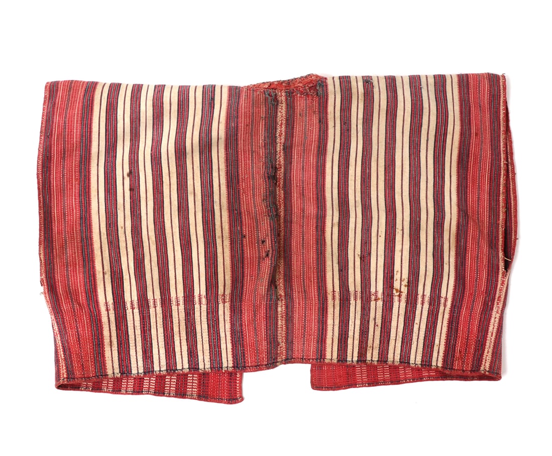 19th C. Philippines North Textile Vest - 3