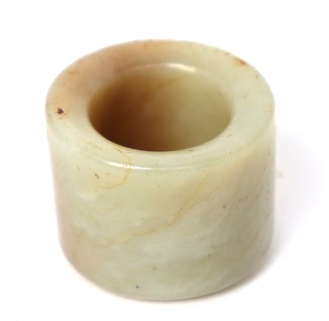 Early Chinese Jade Archers Ring - 2