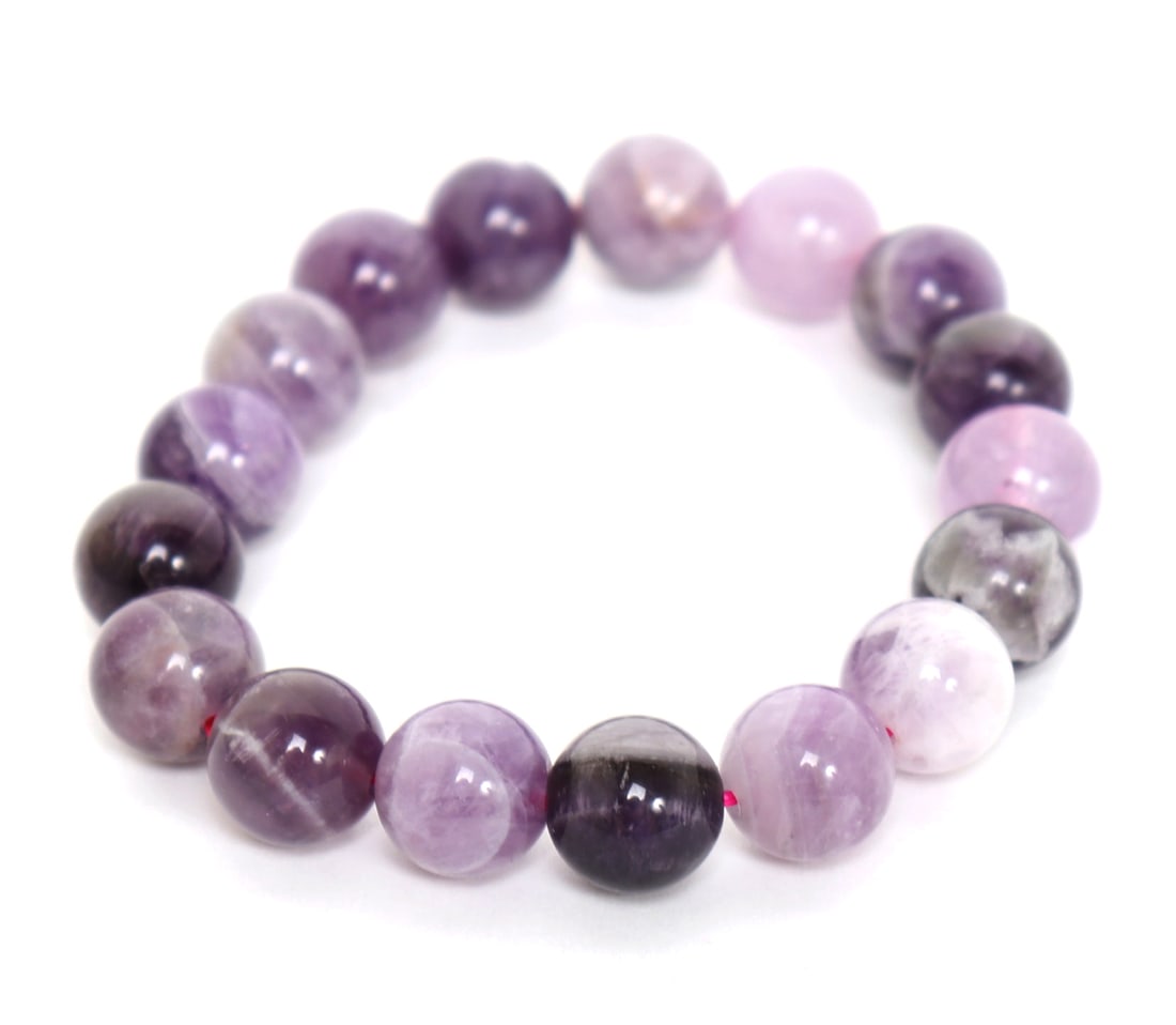 Lovely Amethyst Bead Bracelet - 3