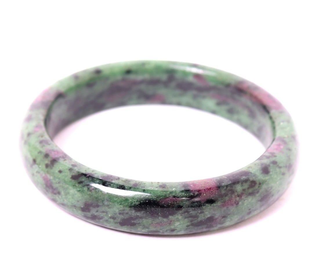 Stunning Natural Ruby Polished Bangle Bracelet - 2
