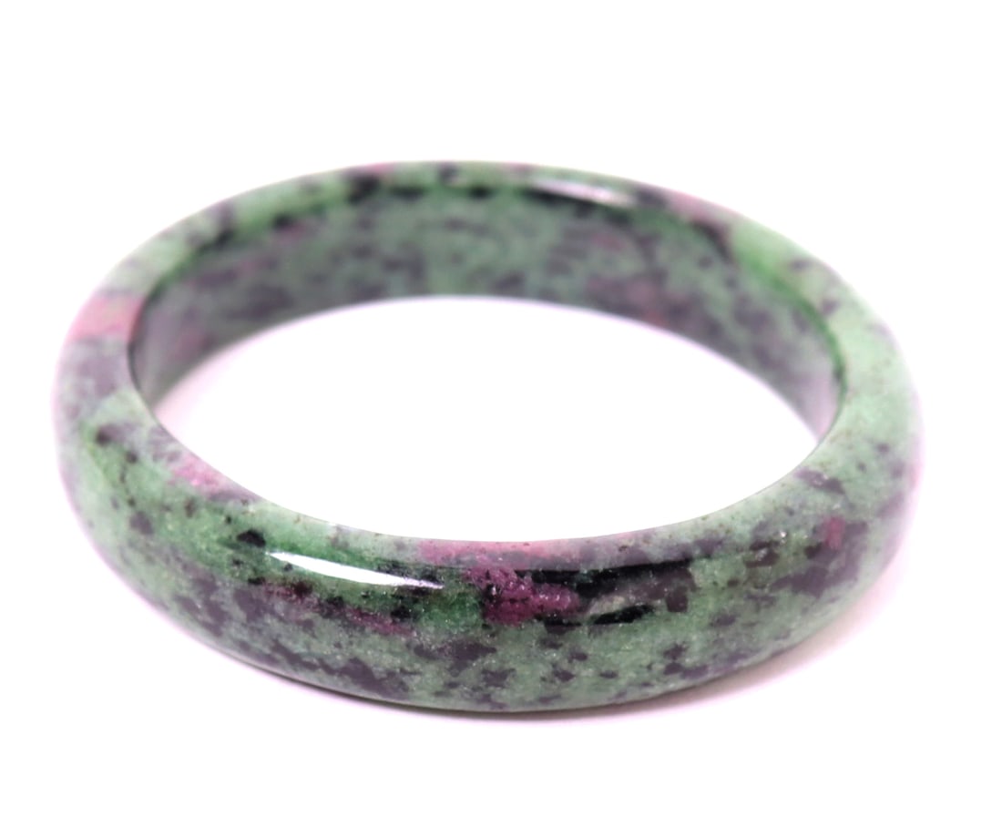 Stunning Natural Ruby Polished Bangle Bracelet - 3
