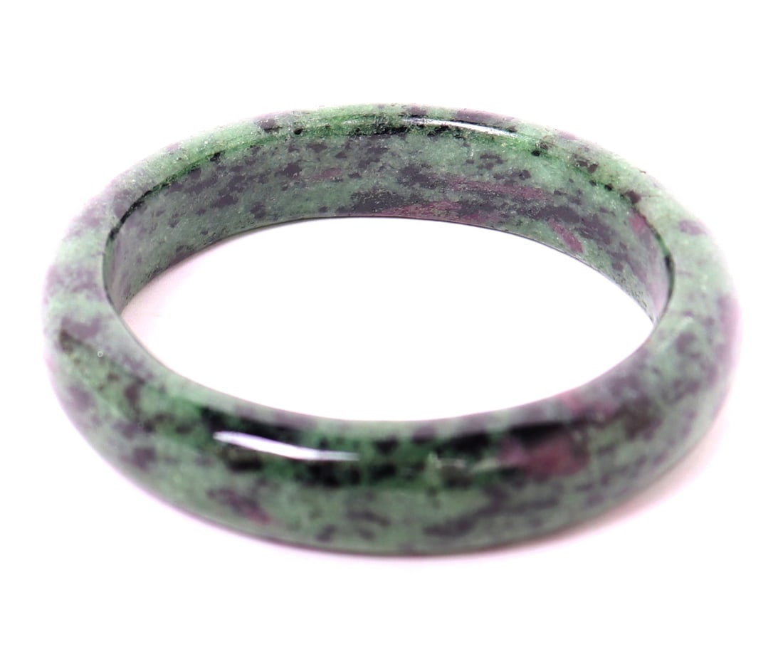 Stunning Natural Ruby Polished Bangle Bracelet - 4