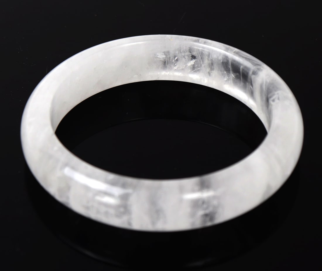 Beautiful Rock Crystal Bangle Bracelet - 3