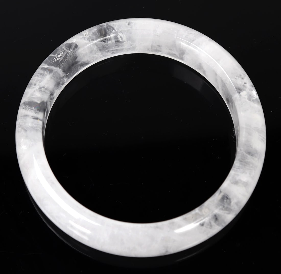 Beautiful Rock Crystal Bangle Bracelet - 5
