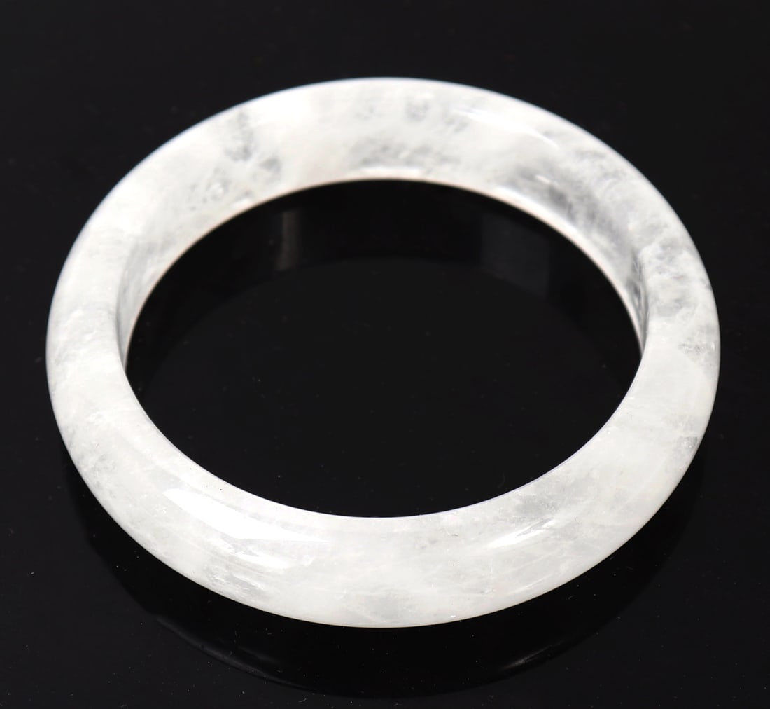 Beautiful Rock Crystal Bangle Bracelet (1 of 6)