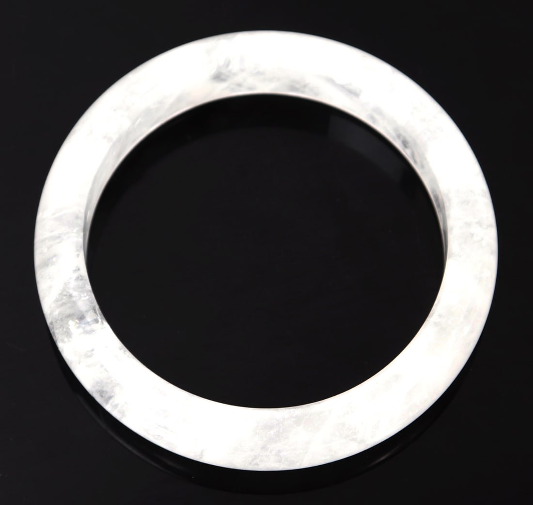 Beautiful Rock Crystal Bangle Bracelet - 5